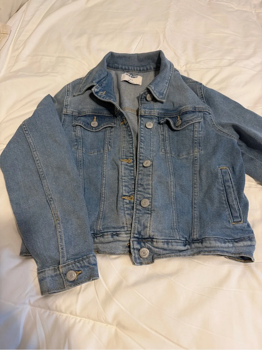 Old Navy Light Wash Blue Kids Denim Jacket